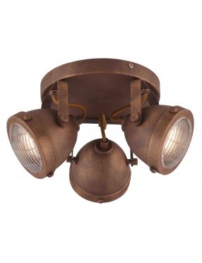 LAMPA SUFITOWA  CANDELLUX FRODO 98-71095 PLAFON  GU10 RDZAWY