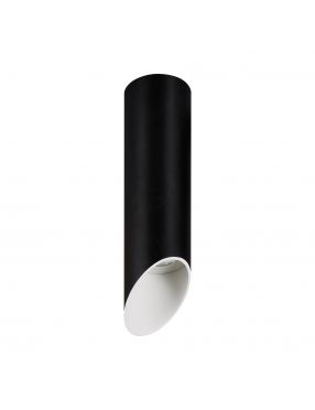 Lampa tuba sufitowa natynkowa czarno / biała Argon Italux