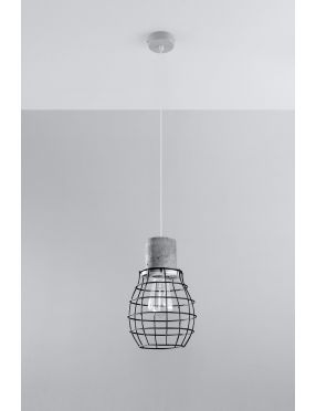 Lampa wisząca pojedyncza betonowa loftowa Lugo Sollux SL.0285