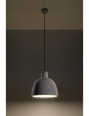 Lampa wisząca pojedyncza betonowa cement loftowa Damaso Sollux SL.0281