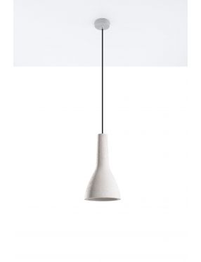 Lampa wisząca pojedyncza betonowa cement loftowa Empoli Sollux SL.0280