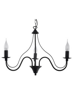 Lampa wisząca  klasyczna stylowa świecznik 3 Minerwa Sollux SL.0217
