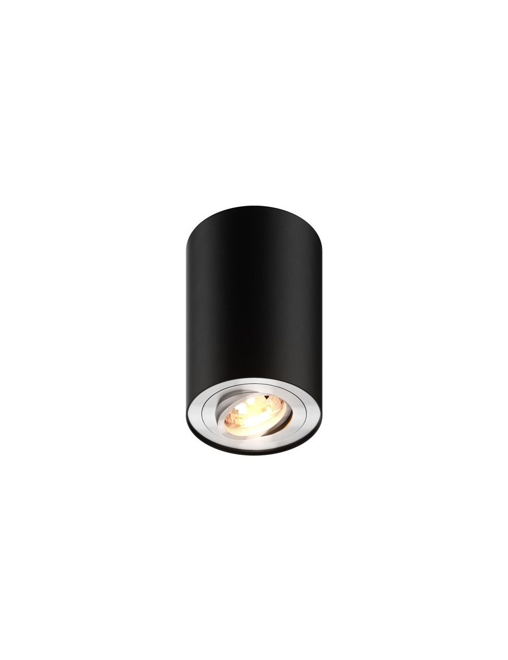 Lampa sufitowa tuba natynkowa spot Rondoo Zuma-line czarna 89201
