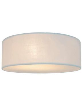 Lampa sufitowa plafon okrągły abażurowy biały Clara 40 Zuma Line CL12029-D40-WH