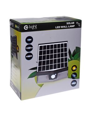 Lampa solarna led 15W czujnik zmierzchowo ruchowy Transformer Eko-Light
