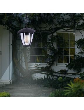 Lampa ogrodowa wisząca FOX czarna 1xE27 Eko-Light