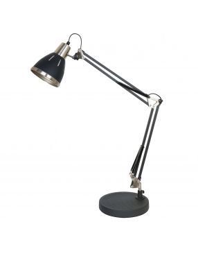 Lampka stojąca biurkowa metalowa czarna Jesso Italux MT-HN2145A BK