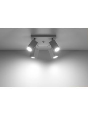 Plafon sufitowy ruchomy reflektorek biały 4 Merida Sollux SL0098