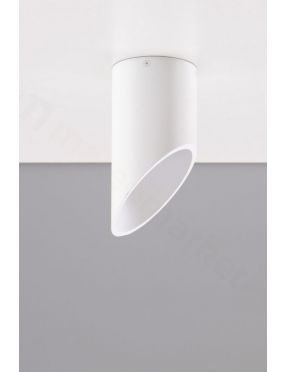 Lampa sufitowa tuba metalowa natynkowa biała 20 Penne  Sollux SL.0103