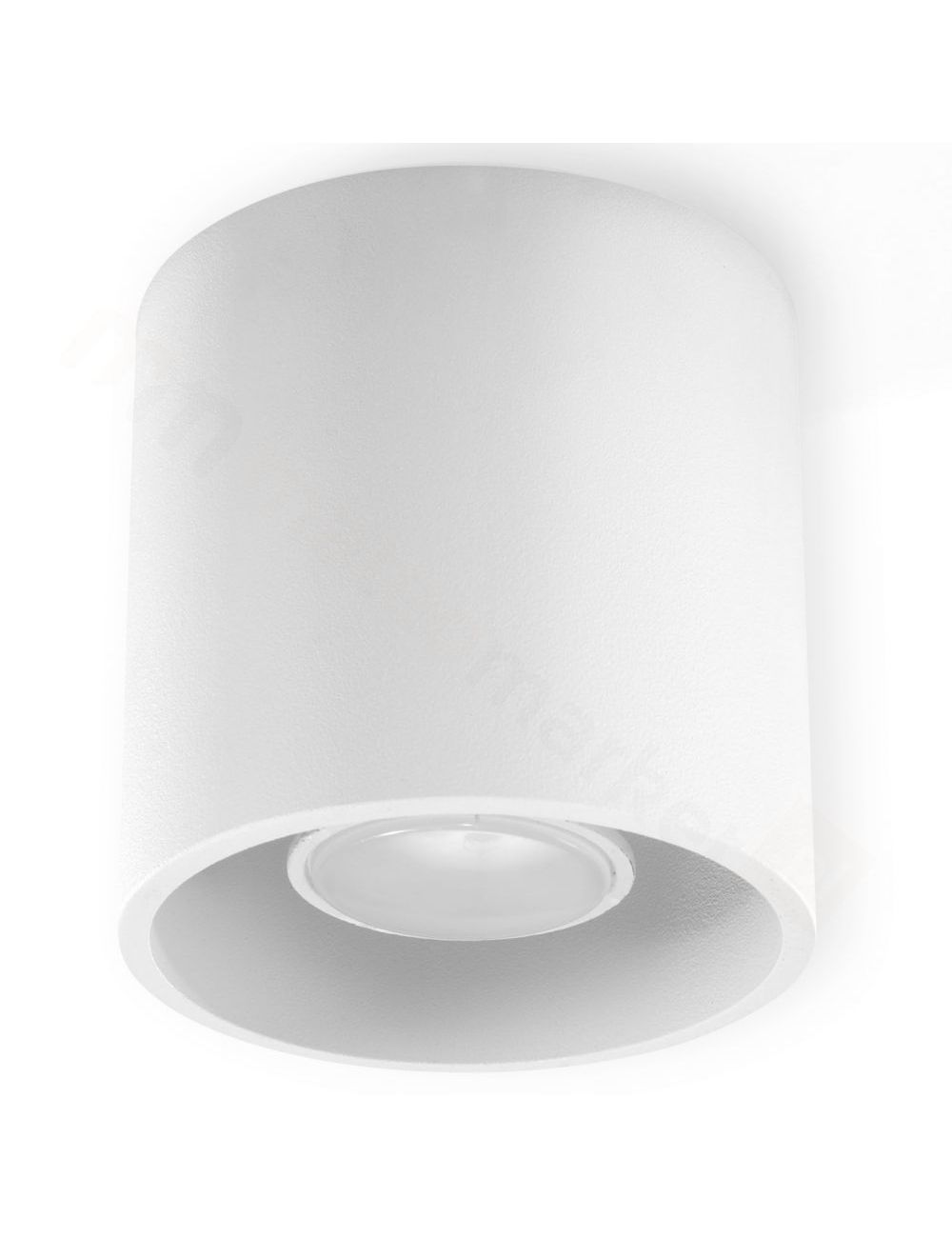 Lampa plafon sufitowy okragły metalowy walec biały Orbis Sollux SL.0021
