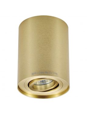 Lampa sufitowa tuba metalowa okrągła złota Spot Rondoo ZumaLine 94354 GOLD