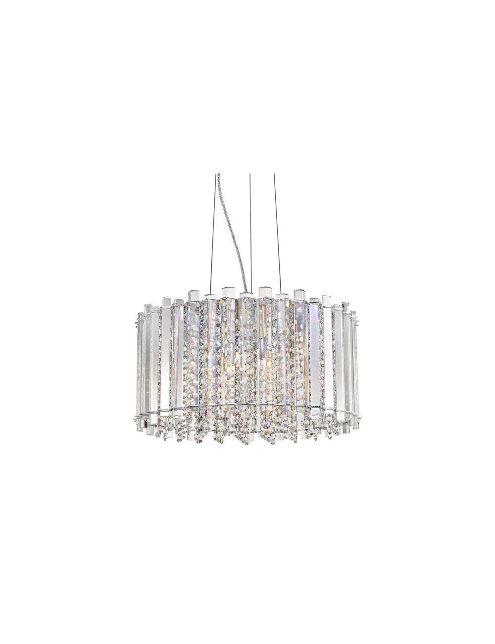Lampa sufitowa noczesna z kryształkami  szklana Ventus ZumaLine P0465-05C-F4AC