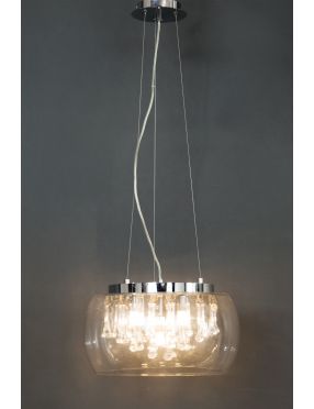 Lampa wisząca nowoczesna z krysztalkami szklana Luce zumaLine RLD92132-5
