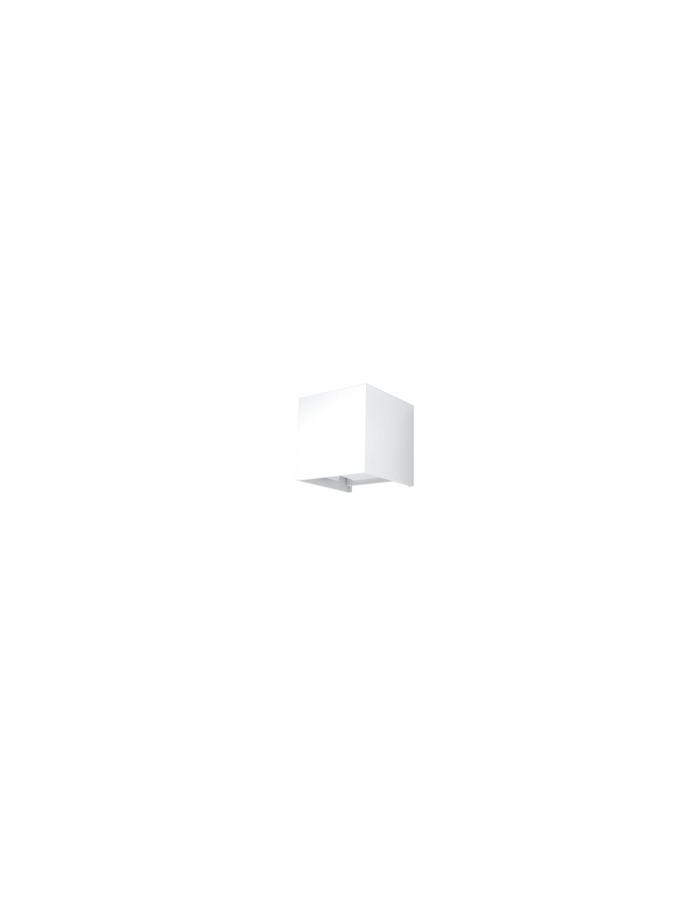 Kinkiet elewacyjny na ścianę nowoczesny kostka led biały Luca Sollux SL.0544