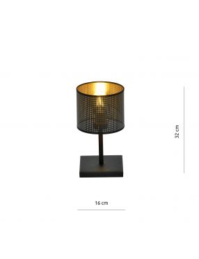 JORDAN LN1 BLACK/GOLD 1144/LN1 lampa sufitowa żyrandol oryginalny Design abażury EMIBIG