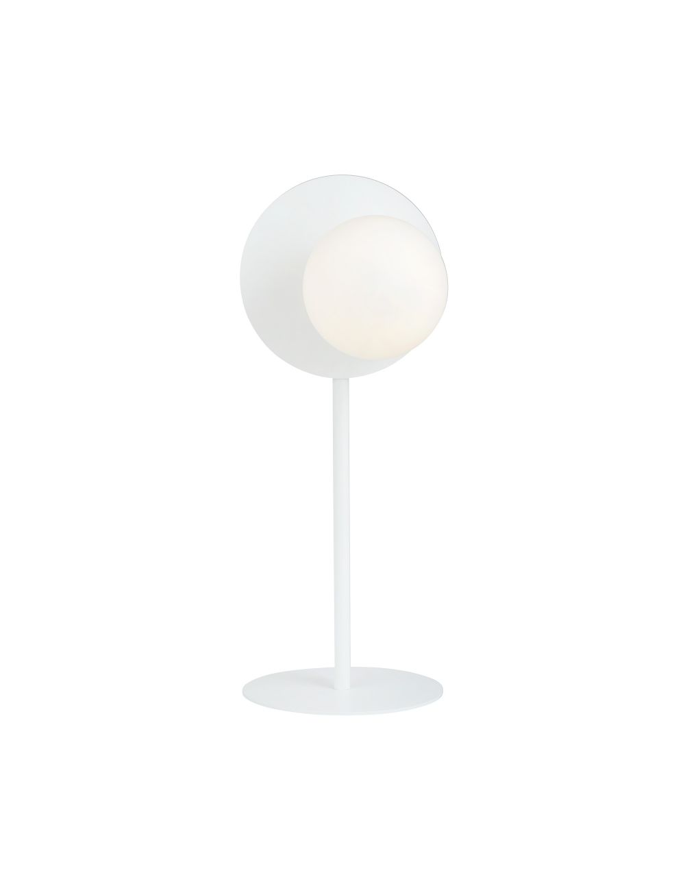 OSLO LN1 WHITE/OPAL 1189/LN1 lampka nocna szklany klosz EMIBIG