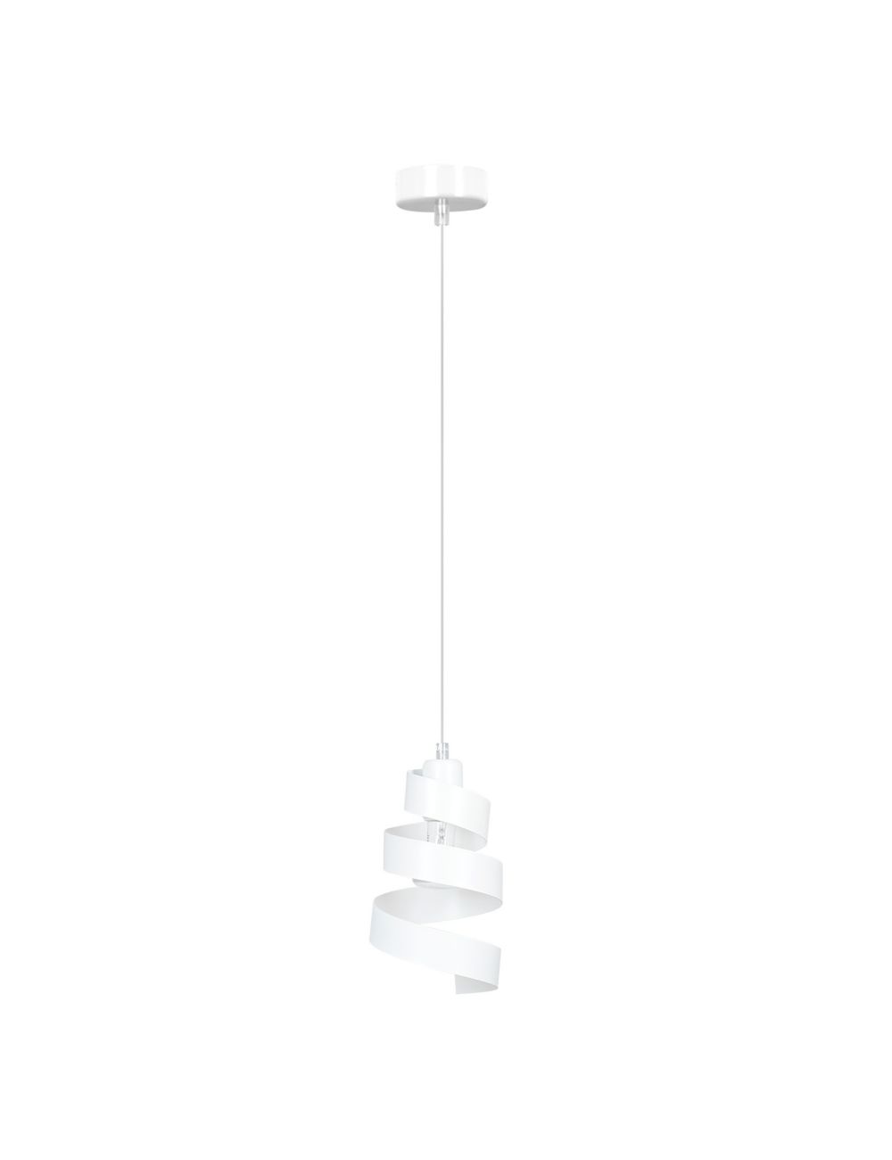 SAGA 1 WHITE 351/1 lampa wisząca sufitowa najnowszy design biała EMIBIG