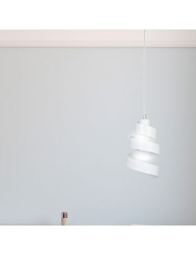 SAGA 1 WHITE 351/1 lampa wisząca sufitowa najnowszy design biała EMIBIG