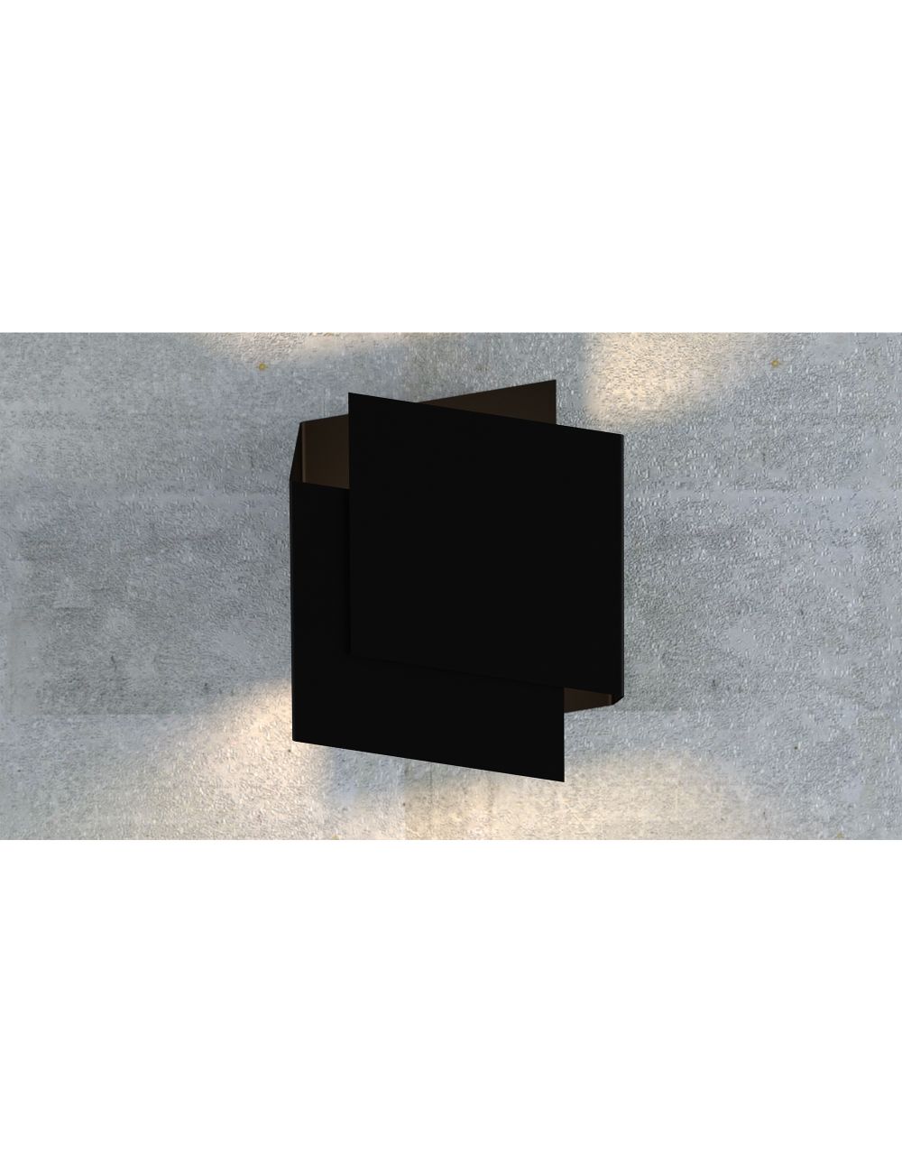 SLIGO BLACK 740/1 kinkiet na ścianę czarny oryginalny design LED EMIBIG