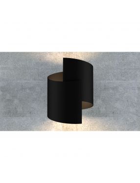 SOFT BLACK 7410/1 kinkiet na ścianę czarny oryginalny design LED EMIBIG