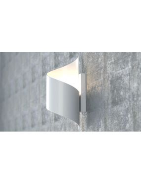 SPINER WHITE 920/1 nowoczesny kinkiet LED zakręcony biały różne kolory DESIGN EMIBIG