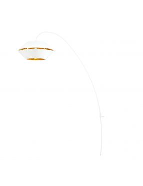 TIARA 1 WHITE/GOLD 1226/1 nowoczesna lampa stojąca design EMIBIG